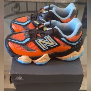 New Balance Vibrant Yellow and Black Sneakers